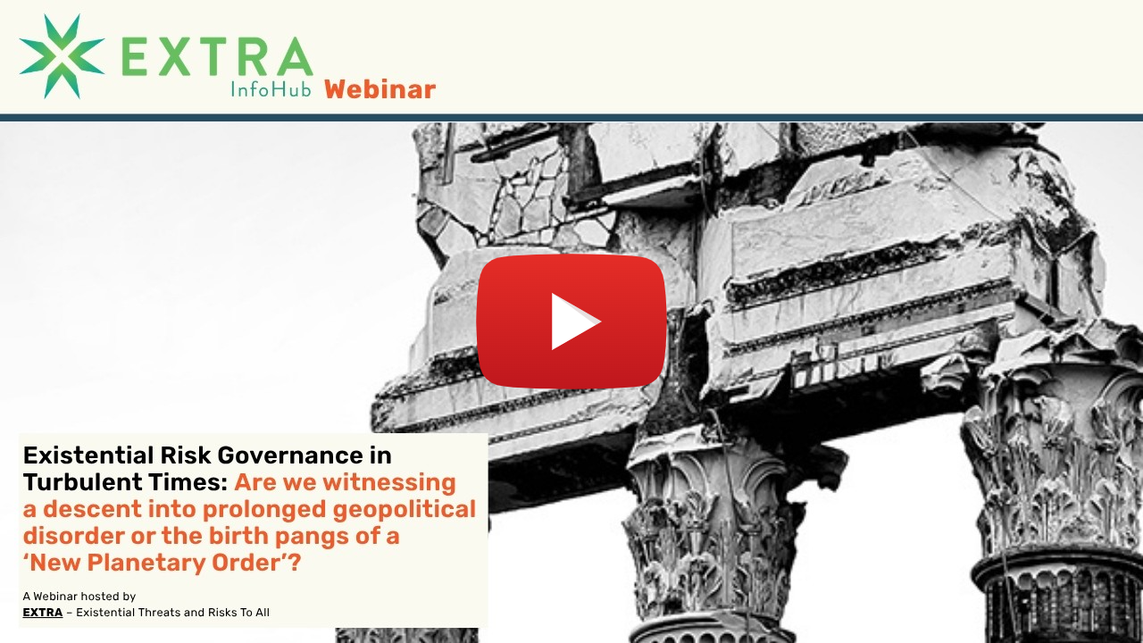 Existential Risk Governance in Turbulent Times